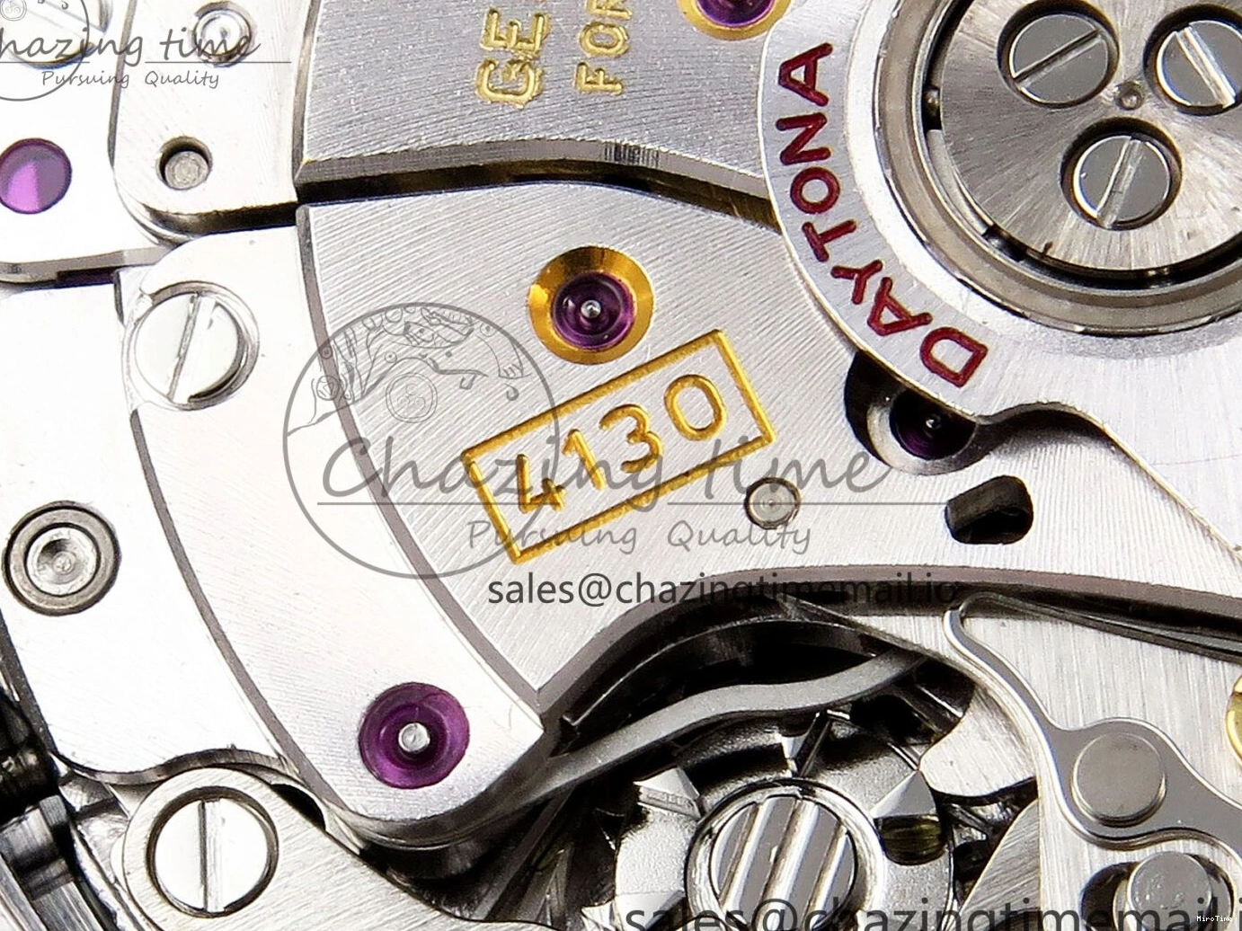 MiroTime 0216 Daytona 116506 Clean 1:1 Best Edition Ice Blue Dial Arabic Markers on SS Bracelet SA4130 V EasyCare 1344